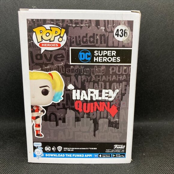 New in box Funko Pop Harley Quinn with belt #436 - Picture 2 of 3